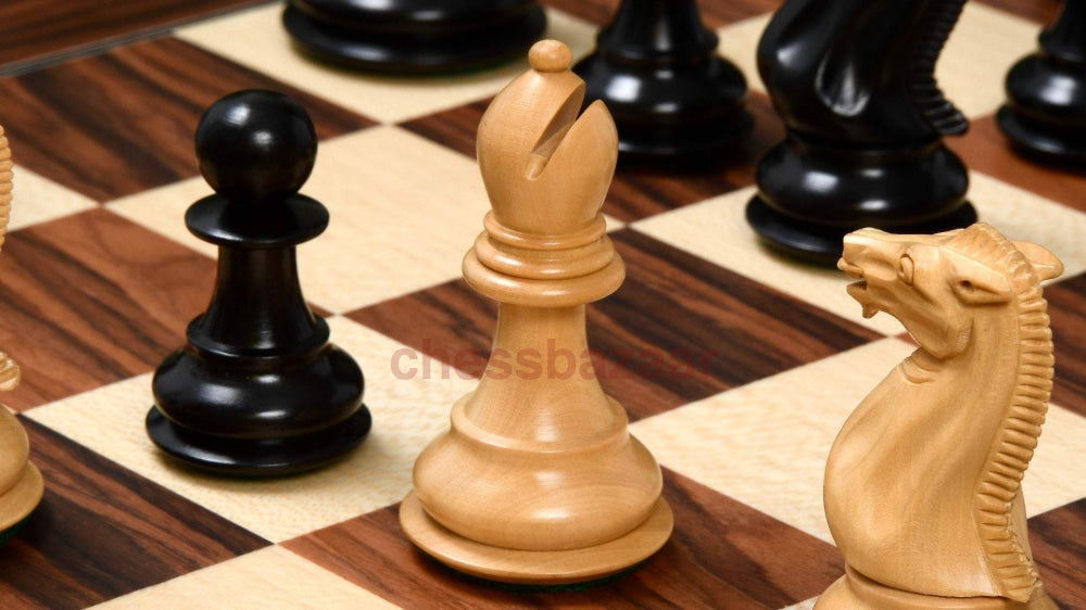 Schachspiel Moderne Staunton Handgedrechselten Schachfiguren Aus Ebenholz Und Buchsbaumholz Kh 95 Mm