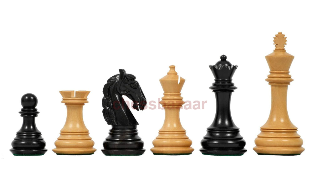 Schachspiel - Neue kolumbianischen Luxus Staunton Schachfiguren : Staunton handgedrechselten Schachfiguren aus Ebenholz und Buchsbaumholz – KH 99 mm Mit Einem Schachbrett