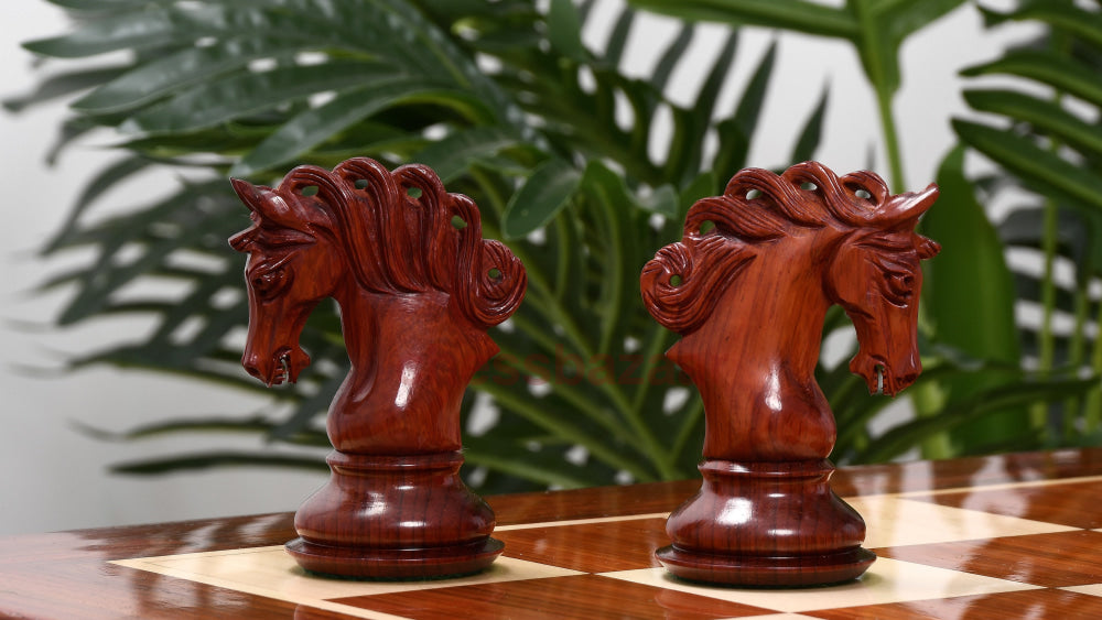 Schachspiel - Pegasusritter Staunton Schachfigurenserie: Beschwerte Handgefertigten Schachfiguren