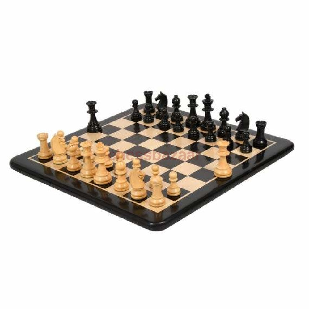 Schachspiel - Reproduzierte 90Er Jahre Französische Chavet Schachfiguren: Eingefärbte