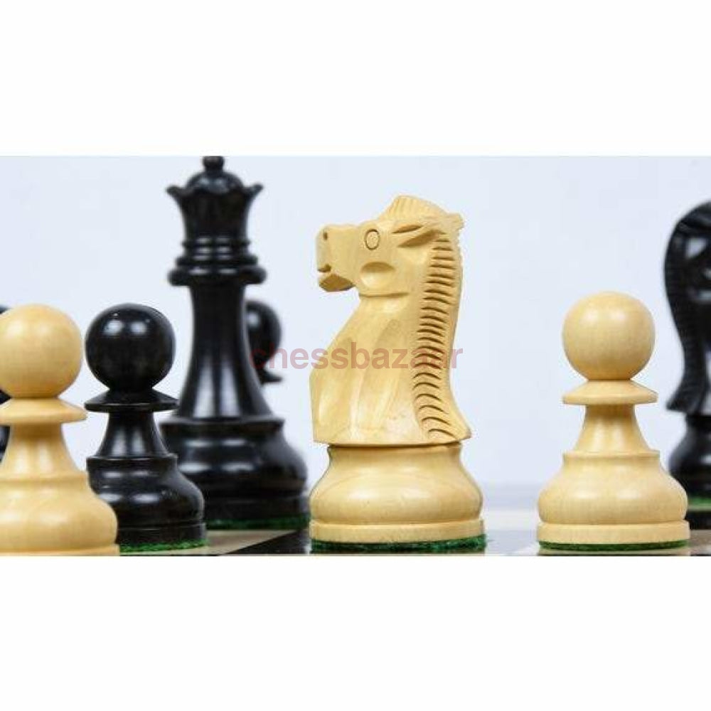 Schachspiel - Reykjavik Staunton Turnierschachfiguren Aus Buchsbaumholz Kh 95Mm Und Ein Schachbrett