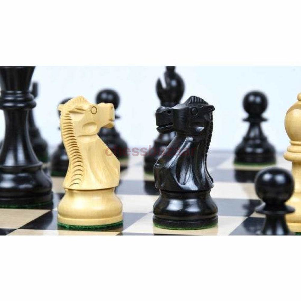 Schachspiel - Reykjavik Staunton Turnierschachfiguren Aus Buchsbaumholz Kh 95Mm Und Ein Schachbrett