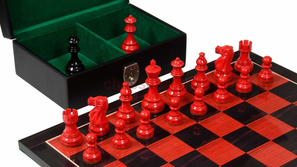 Schachspiel Smokey Staunton Gewichtete Handgefertigten Schachfiguren Aus Bemaltem Buchsbaumholz Kh
