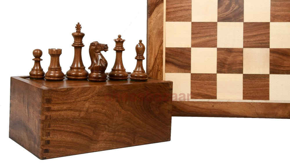 Schachspiel Staunton Serie- Gewichtete Handgefertigten Schachfiguren Aus Sheeshamholz Und