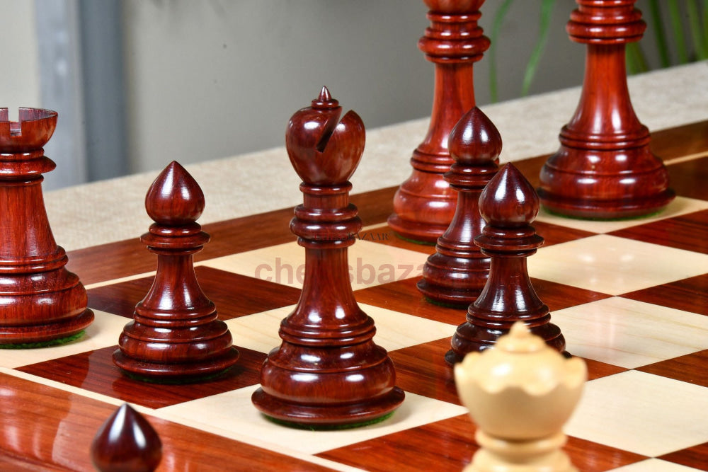 Shere-E-Punjab Schachfiguren - Löwe Vom Punjab Staunton Handgeschnitzte Aus Rosenholz Und