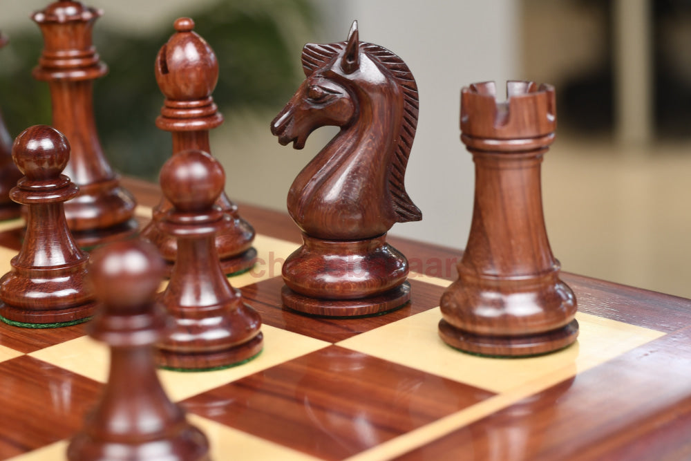 Staunton-Schachfiguren Aus Der Candidates-Serie In Bud Rose/Buchsenholz 3 75 King