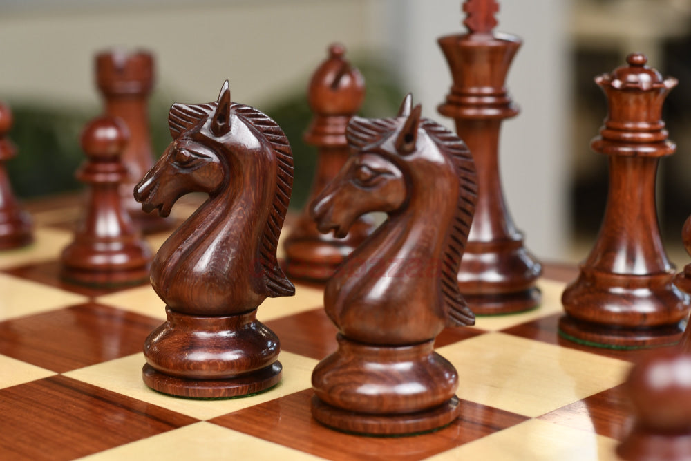 Staunton-Schachfiguren Aus Der Candidates-Serie In Bud Rose/Buchsenholz 3 75 King