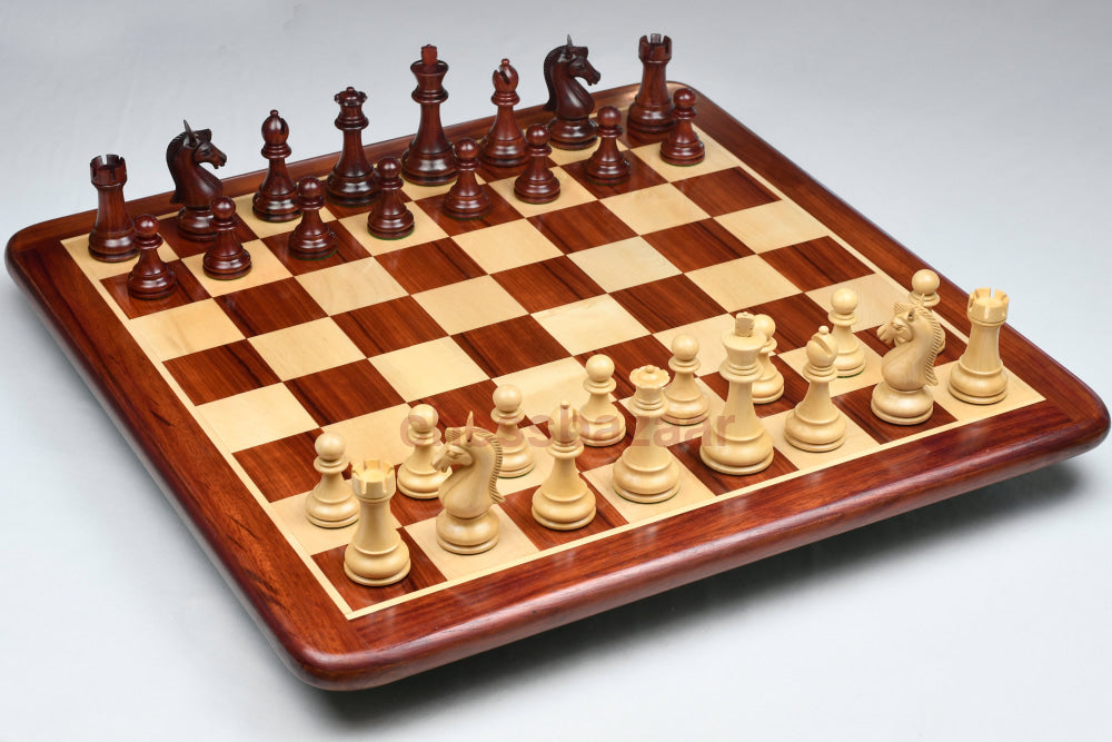 Staunton-Schachfiguren Aus Der Candidates-Serie In Bud Rose/Buchsenholz 3 75 King