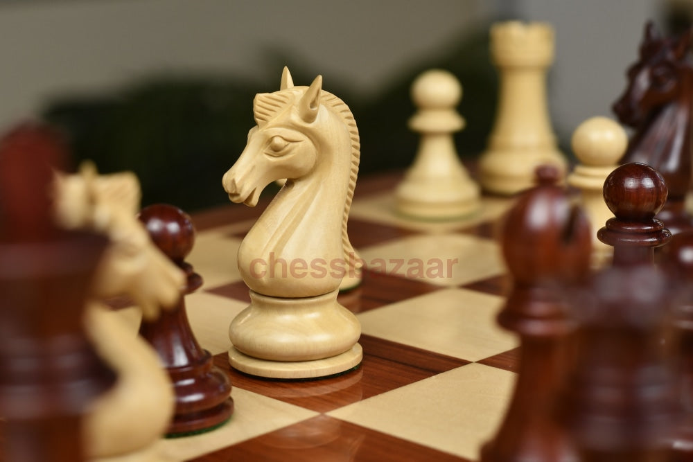 Staunton-Schachfiguren Aus Der Candidates-Serie In Bud Rose/Buchsenholz 3 75 King