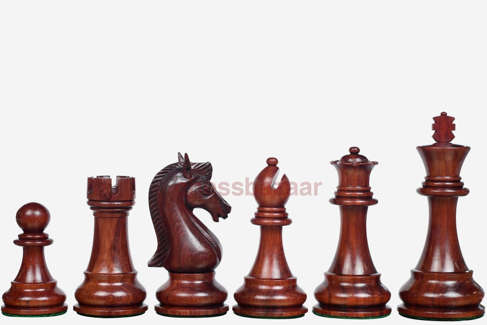Staunton-Schachfiguren aus der Candidates-Serie in Bud Rose/Buchsenholz – 3,75