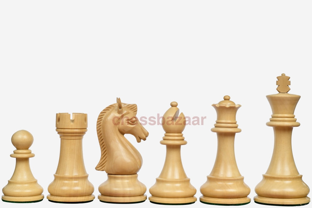 Staunton-Schachfiguren der Candidates-Serie aus Ebenholz/Kastenholz – 3,75 Zoll King