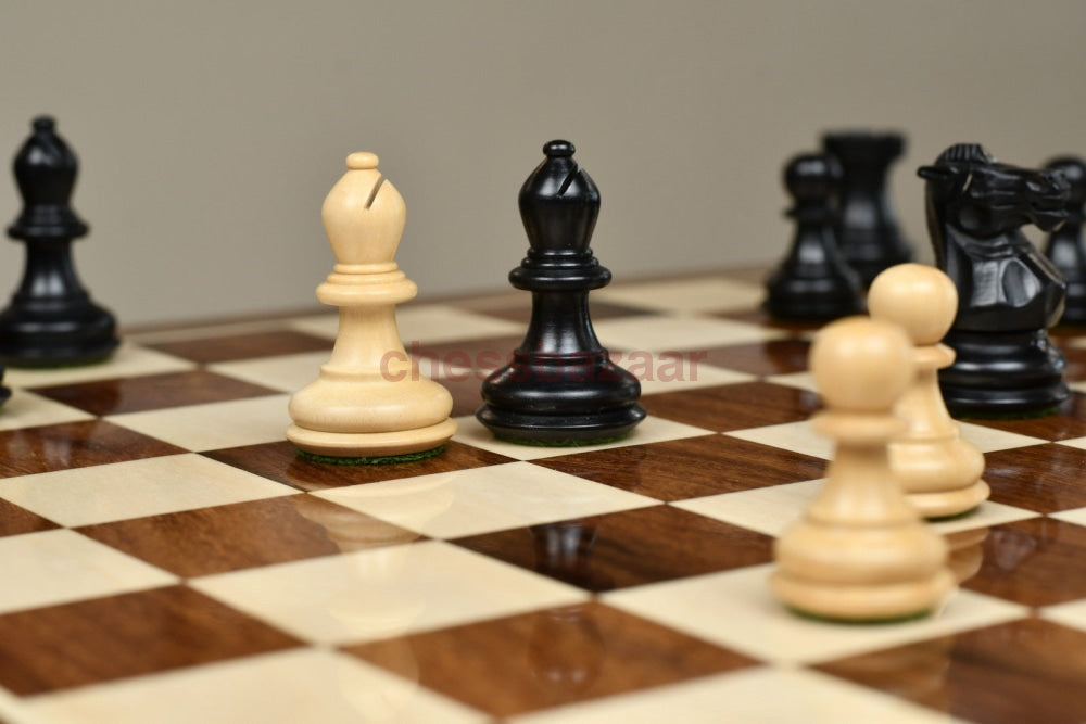 Staunton-Serie:  Gebeizte Handgefertigten Staunton Schachfiguren Aus Buchsbaumholz Chessbazaar