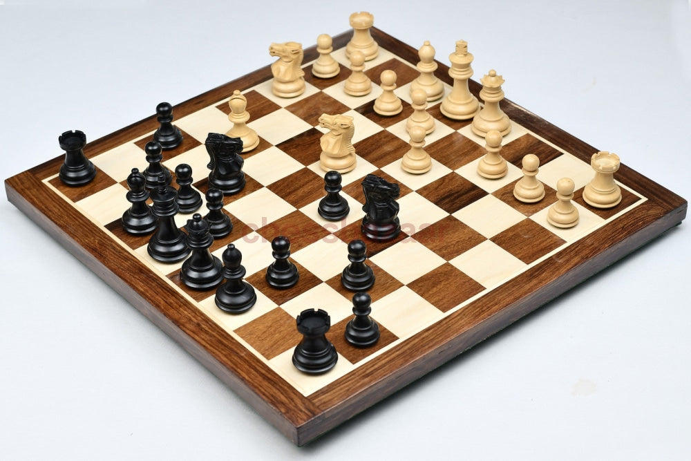 Staunton-Serie:  Gebeizte Handgefertigten Staunton Schachfiguren Aus Buchsbaumholz Chessbazaar