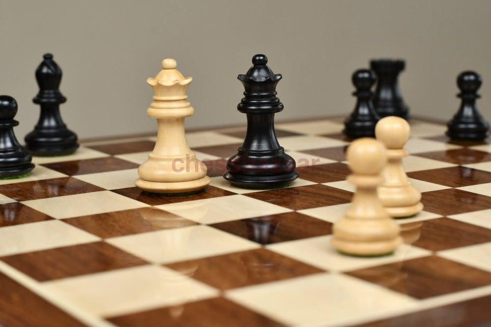 Staunton-Serie:  Gebeizte Handgefertigten Staunton Schachfiguren Aus Buchsbaumholz Chessbazaar