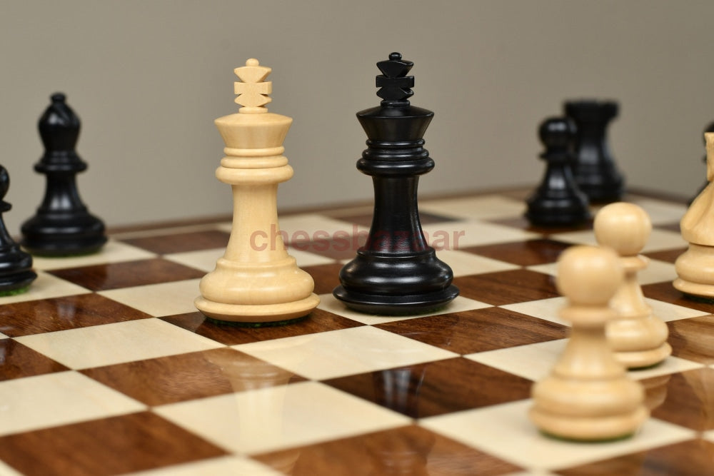 Staunton-Serie:  Gebeizte Handgefertigten Staunton Schachfiguren Aus Buchsbaumholz Chessbazaar