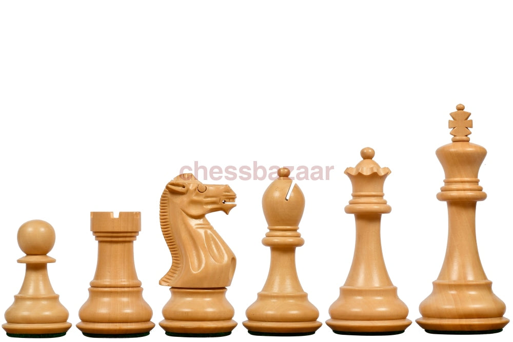 Staunton-Serie - Gewichtete Handgefertigten Staunton Schachfiguren Aus Gebeiztem Buchsbaumholz Und