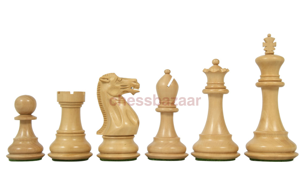 Staunton Serie- gewichtete handgefertigten Staunton Schachfiguren  aus Sheeshamholz und Buchsbaumholz Indien – König 100 mm