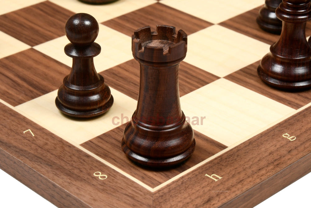 Staunton-Serie: Indische Handarbeit Beschwerte Staunton Schachfiguren Aus Palisanderholz Und