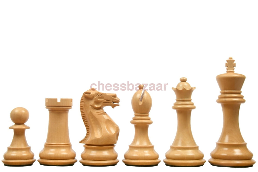 Staunton-Serie: Indische Handarbeit, beschwerte Staunton Schachfiguren aus Sheeshamholz und Buchsbaumholz – König 101 mm