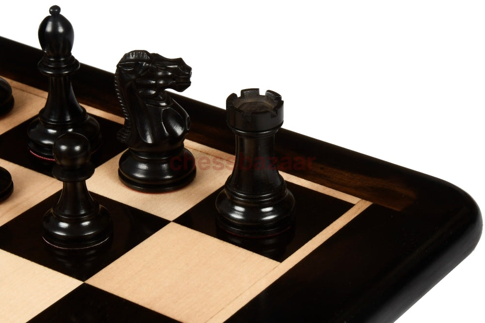 Staunton-Serie:  Zweifach Gewichtete Handgefertigten Staunton Schachfiguren Aus Ebenholz Und