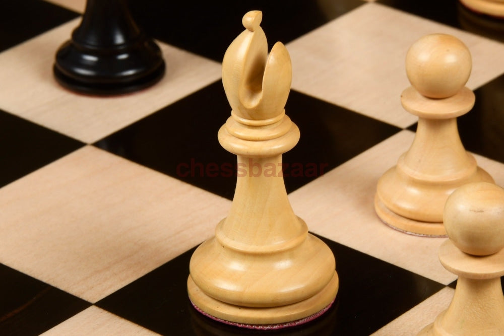 Staunton-Serie:  Zweifach Gewichtete Handgefertigten Staunton Schachfiguren Aus Ebenholz Und