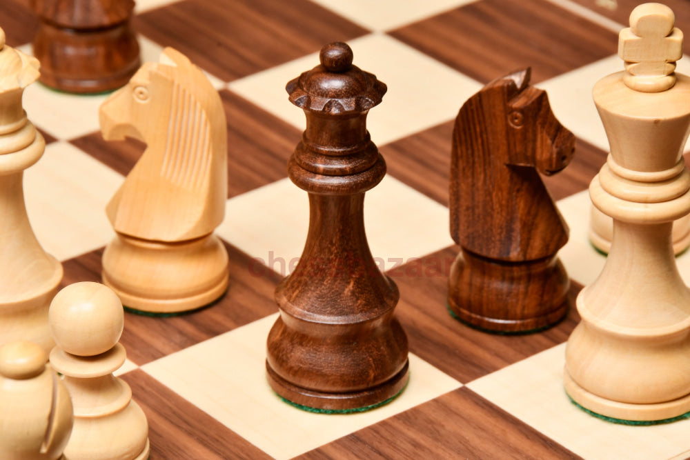 Staunton Turnier Figuren: Gewichtete Handgefertigten Schachfiguren Mit Deutschen Springern Aus