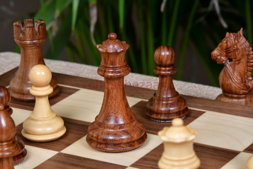 The Bridle Study Analysis Schachfiguren Aus Sheesham Und Buchsbaum 3 2 King