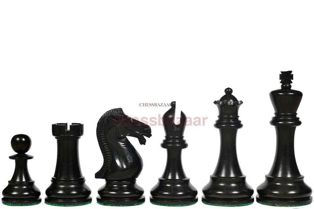 The Elgin Marble Knight Staunton gewichtete Schachfiguren aus echtem Ebenholz und Buchsbaum – 4,0 Zoll King