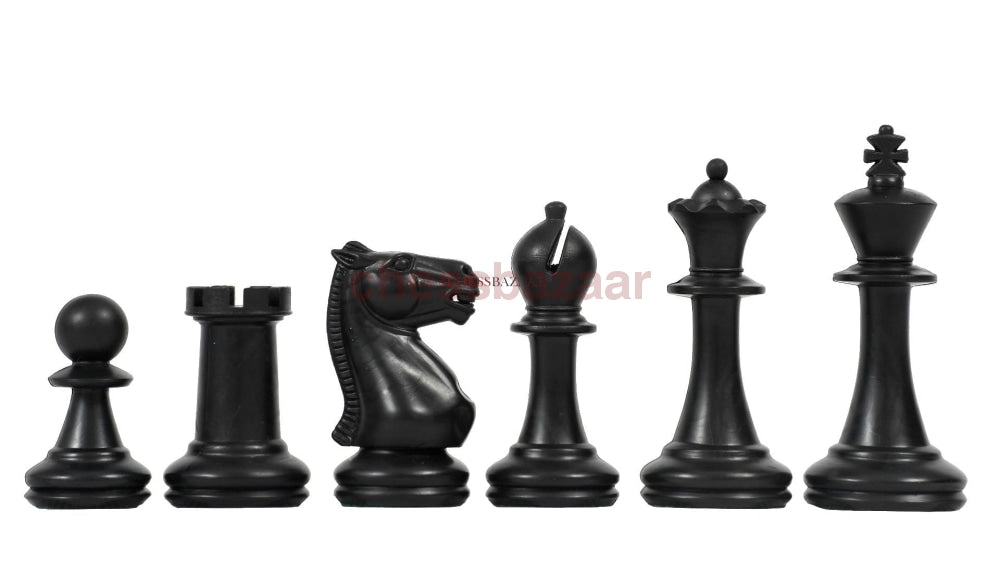 The Study Tournament Kunststoff-Schachfiguren Und Aufrollbares Schachbrett-Kombination 7 9 Cm King