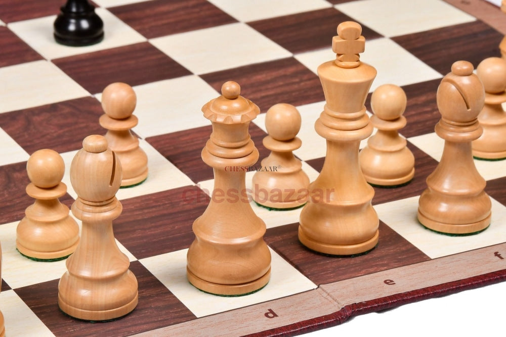 Tournament German Knight Series Staunton Schachfiguren Aus Ebonisiertem Buchsbaum 3 75 König Mit