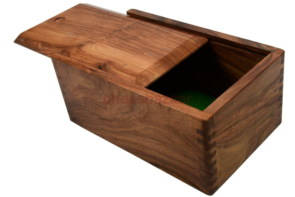 Turnier-Schach-Aufbewahrungsbox Aus Sheesham-Holz Für Bis Zu 3 8-Zoll-Schachspiel Ohne
