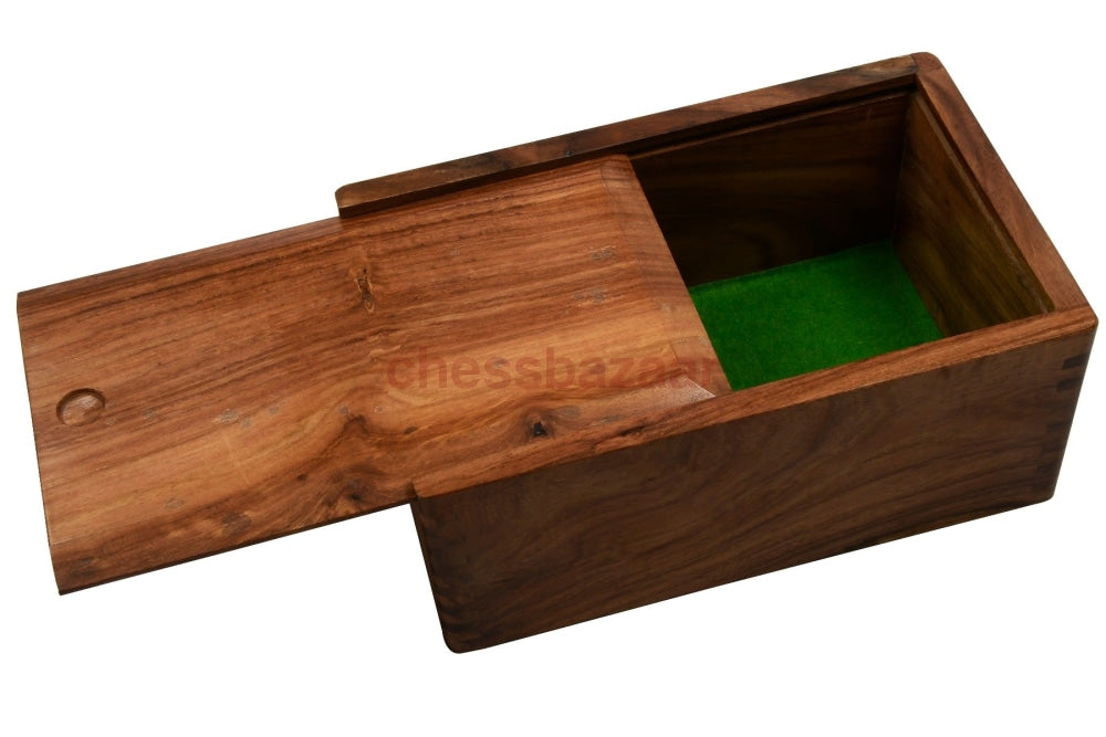 Turnier-Schach-Aufbewahrungsbox Aus Sheesham-Holz Für Bis Zu 3 8-Zoll-Schachspiel Ohne