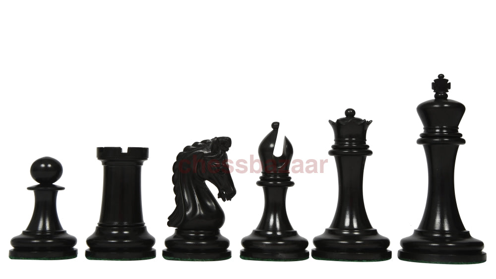 Turniergröße Imperial Sinquefield Cup 2014 handgefertigten Schachfiguren aus Ebenholz und Buchsbaumholz – KH 96 mm (Version - 2.0)