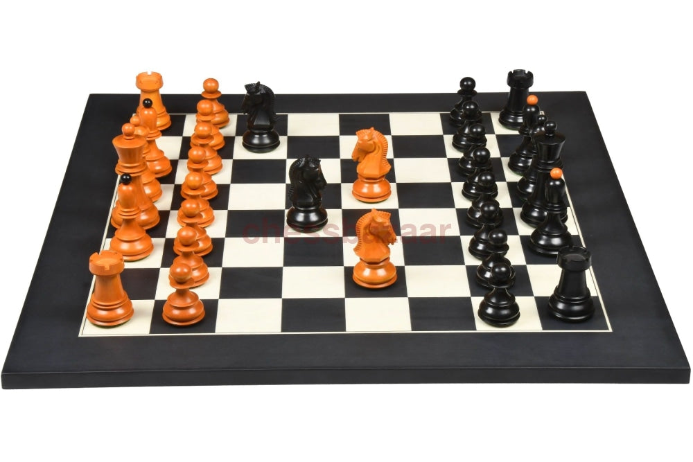 Replik 1950 Dubrovnik Bobby Fischer Schachfigurenserie: Handgeschnizte Schachfiguren Aus Gebeiztem