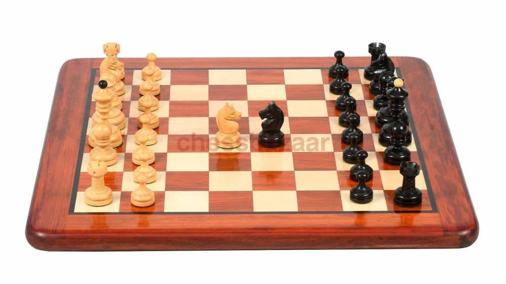 Reproduzierte Vintage 1930 Deutscher Knubbel Schachfiguren Handgefertigten Aus Buchsbaumholz König