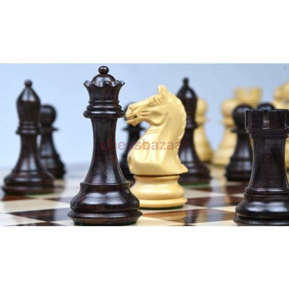 Schachspiel - Staunton Schachfiguren Aus Palisanderholz Und Buchsbaumholz Mit Einem Schachbrett Fg