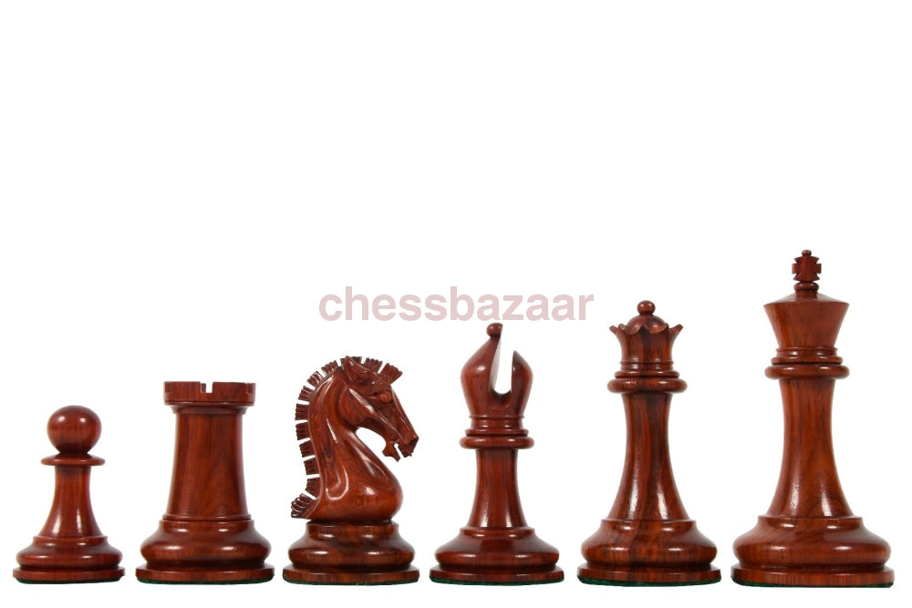 Sinquefield Cup 2017 handgefertigte Schachfiguren aus Rosenholz und Buchsbaumholz – KH 95 mm