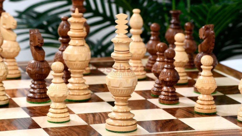 Sphärische Schachfigurenserie:  Klassische Gewichteten Handgefertigten Kugelförmigen Schachfiguren