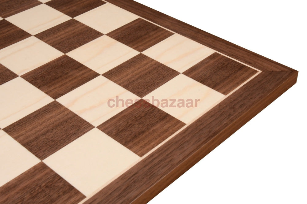 Standard Nussbaum Ahorn Holzfurnier Schachbrett Matt Finish 17 7 - 50Mm Schachfeld