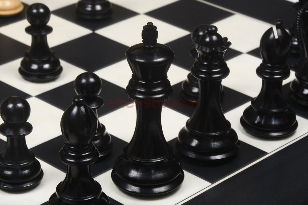 Staunton-Serie:  Dreifach Gewichtete Handgeschnitzten Staunton Schachfiguren Aus Ebenholz Und